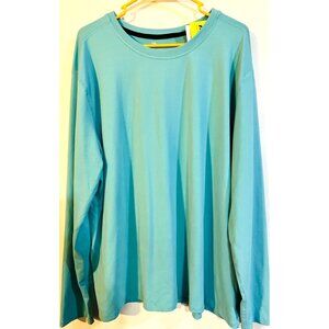 New All In Motion Long Sleeve Athletic Turquoise Shirt XXL Spandex